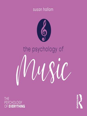 cover image of Psychology of Music